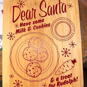 Milk and cookies for Santa